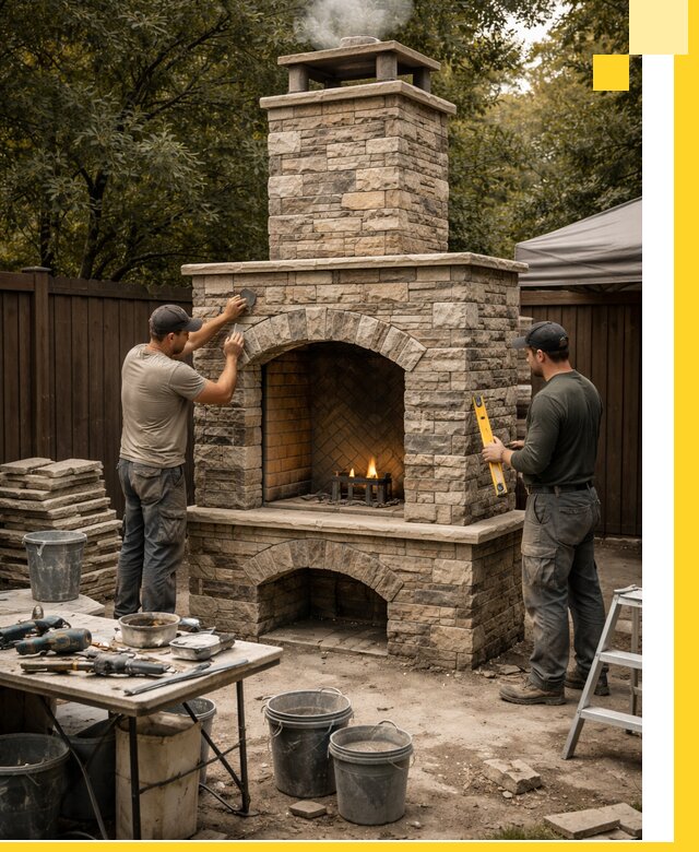 Проектирование и установка уличных каминов в Сергиеве Посаде