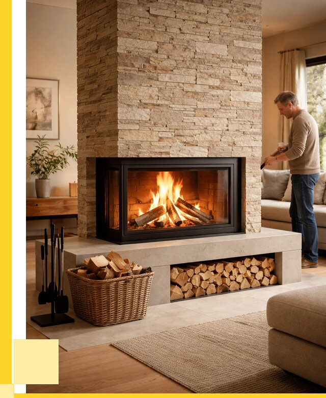 Дровяной камин под ключ в Сергиеве Посаде от 204680 р. | ЭриданСгп