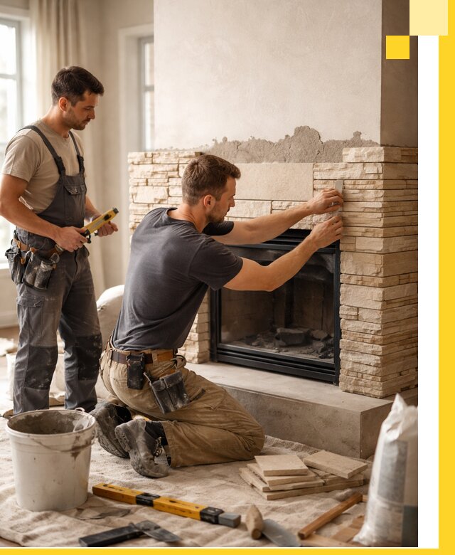 Установка и монтаж каминов для загородного дома в Сергиеве Посаде