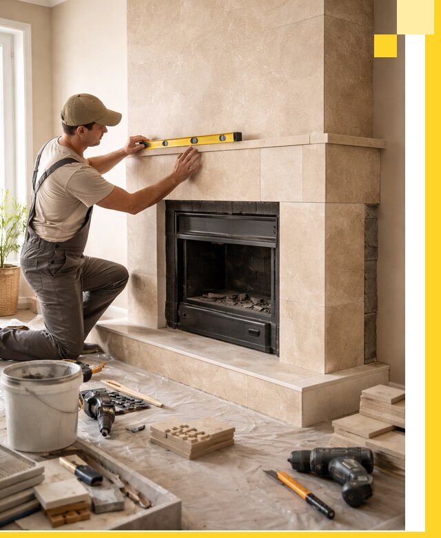 Установка и монтаж каминов в частном доме под ключ в Сергиеве Посаде