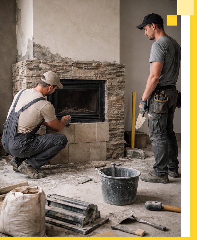 Камины под ключ в Сергиеве Посаде: проект, изготовление и монтаж