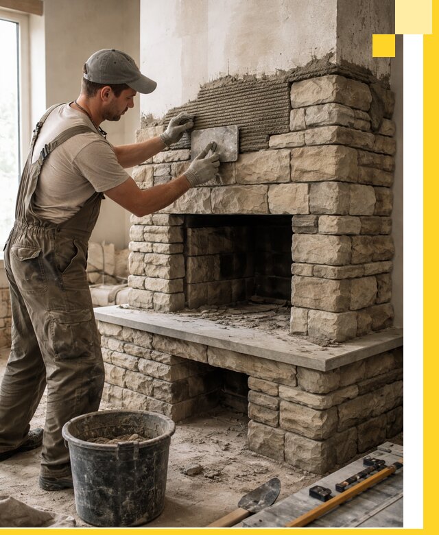 Строительство каминов под ключ в Сергиеве Посаде от проектирования до монтажа