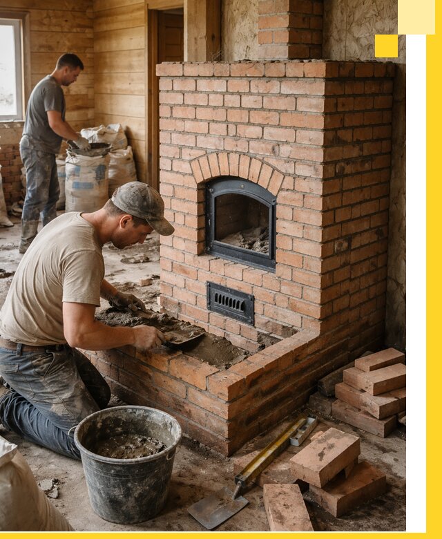Профессиональное строительство печей в Сергиеве Посаде под ключ