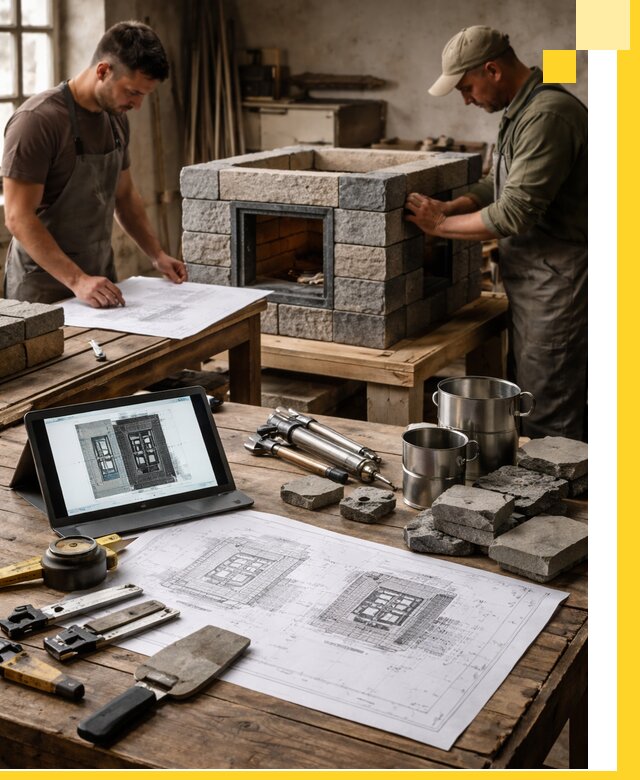 Разработка проектов печей с согласованием и монтажом в Сергиеве Посаде