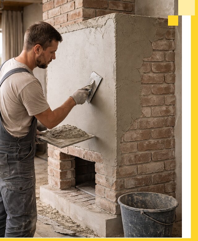 Отделка печей и облицовка каминов в Сергиеве Посаде под ключ