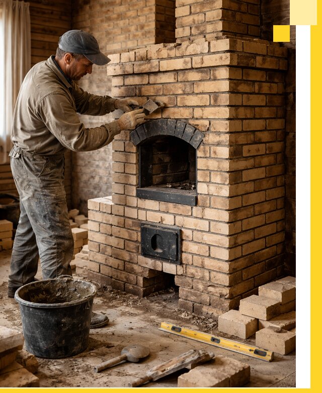 Кирпичные печи под ключ в Сергиеве Посаде: проектирование и кладка