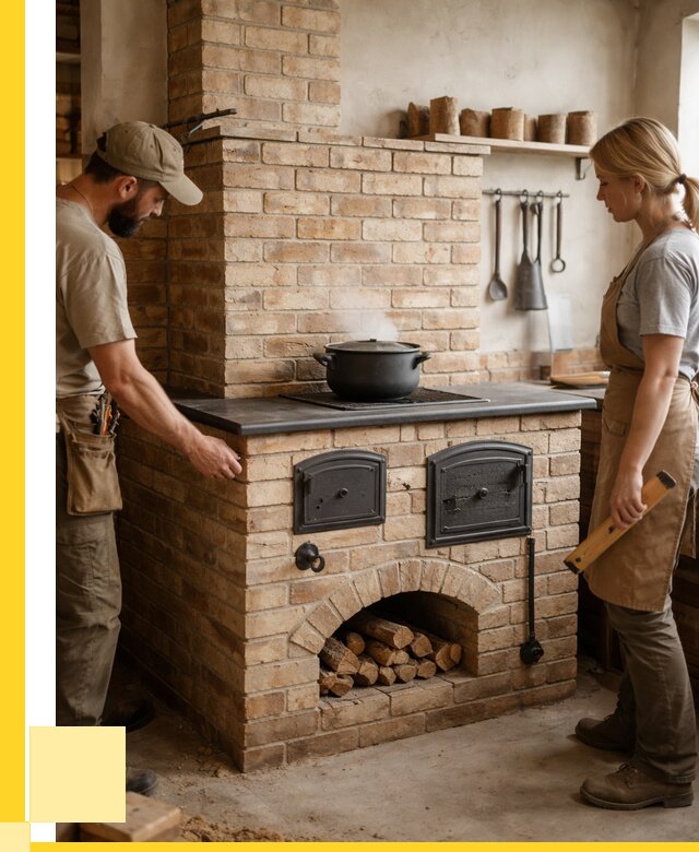 Варочно отопительные печи в Сергиеве Посаде от 92106 р. | ЭриданСгп