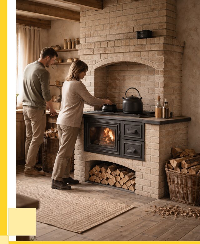 Печи с плитой в Сергиеве Посаде от 46053 р. | ЭриданСгп — кирпичная печь