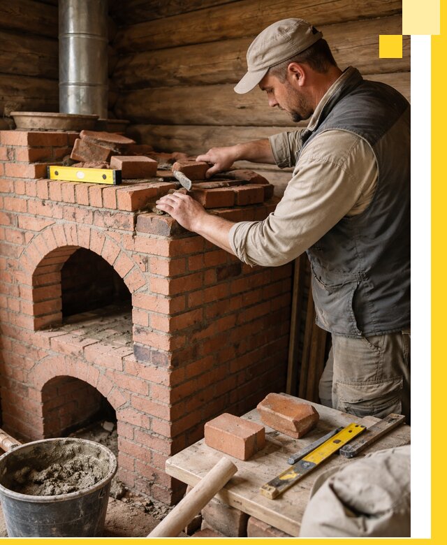 Изготовление и установка русских печей в Сергиеве Посаде под ключ