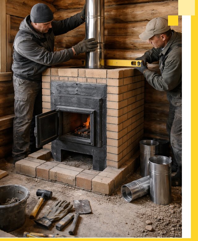 Проектирование, изготовление и установка банных печей в Сергиеве Посаде