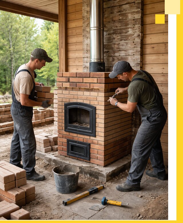 Производство и установка дачных печей под ключ в Сергиеве Посаде