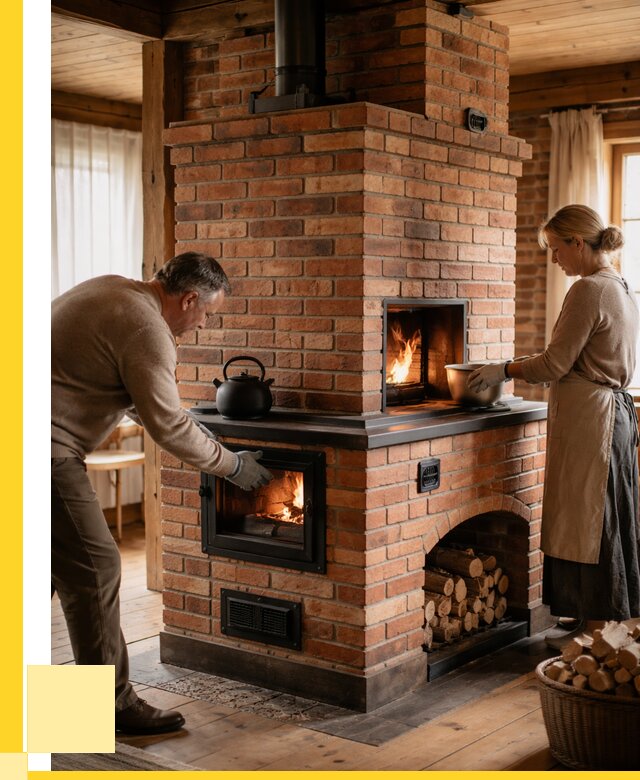 Печи для загородного дома под ключ в Сергиеве Посаде от 81872 р. | ЭриданСгп