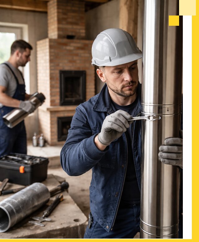 Профессиональный монтаж дымоходов для печей в Сергиеве Посаде