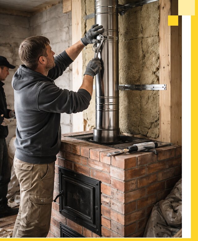 Изготовление и монтаж печей и дымоходов под ключ в Сергиеве Посаде