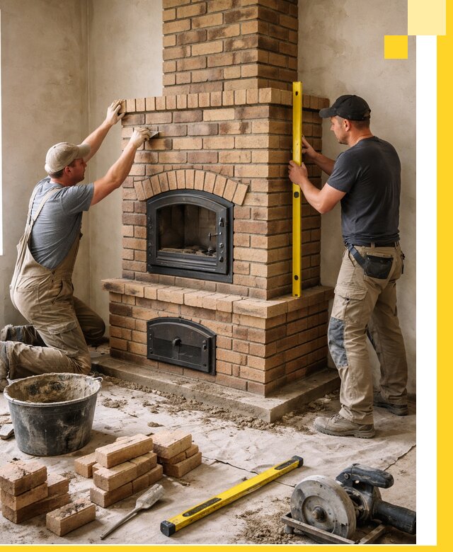 Продажа и установка печей и каминов для дома под ключ в Сергиеве Посаде