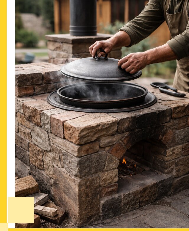 Печи для казана в Сергиеве Посаде по цене от 18421 р. | ЭриданСгп