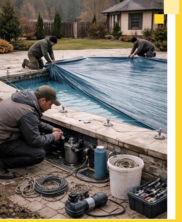 Консервация бассейнов в Сергиеве Посаде: подготовка к длительному хранению