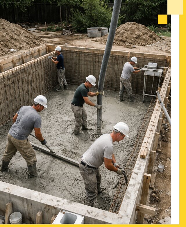 Строительство бетонных бассейнов под ключ в Сергиеве Посаде