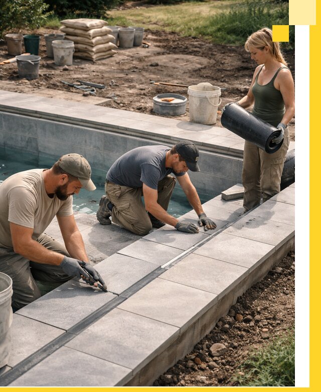 Строительство и монтаж уличных бассейнов под ключ в Сергиеве Посаде