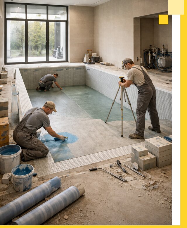 Проект и строительство закрытых бассейнов в Сергиеве Посаде под ключ