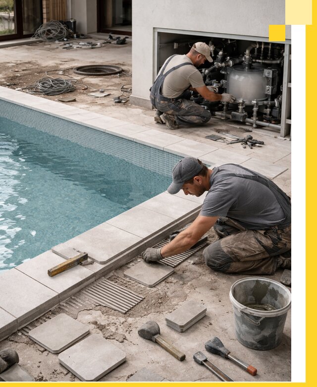 Строительство и монтаж бассейнов в коттедже в Сергиеве Посаде