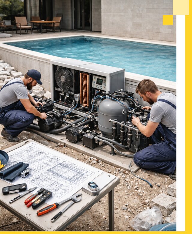 Проектирование и монтаж бассейнов с подогревом в Сергиеве Посаде