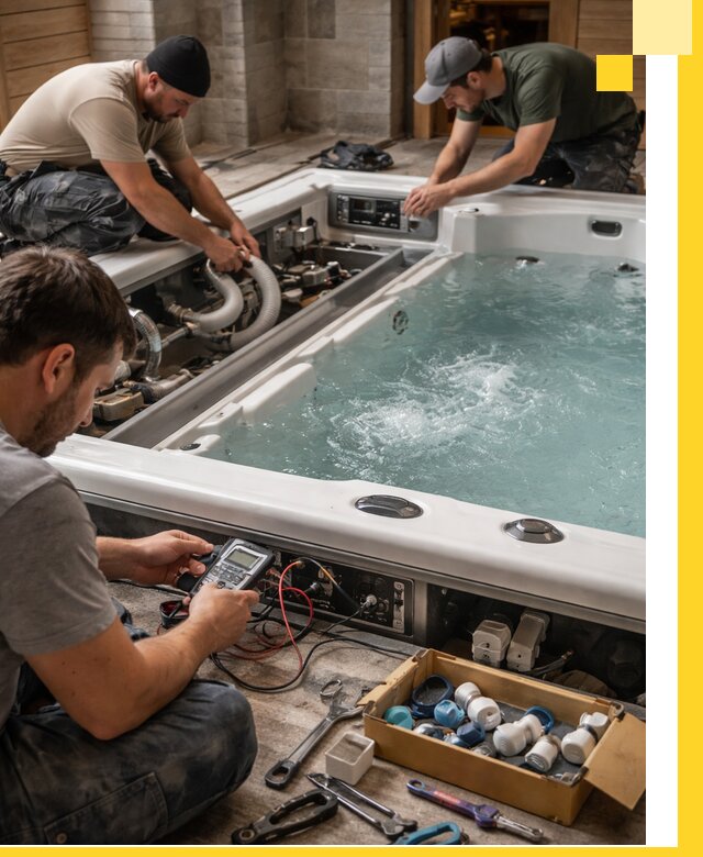 Гидромассажные бассейны под ключ в Сергиеве Посаде, дизайн и монтаж