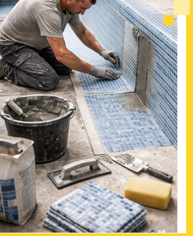 Укладка и ремонт мозаики для бассейнов под ключ в Сергиеве Посаде