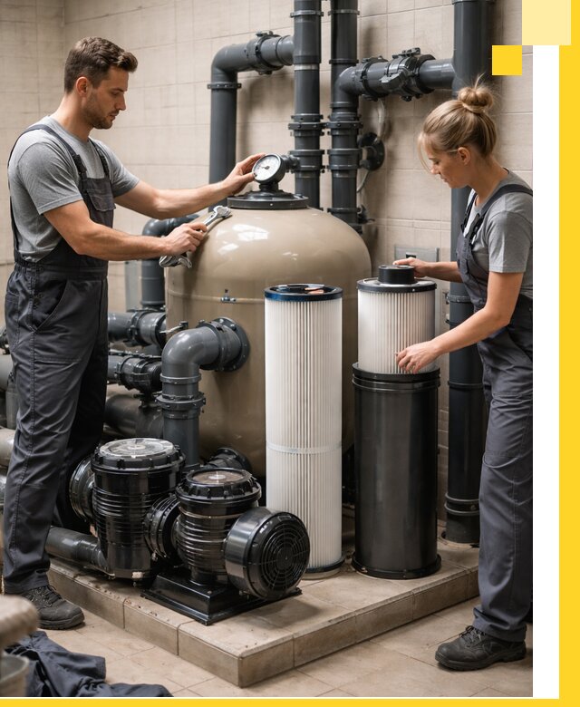 Фильтры и системы фильтрации для бассейнов в Сергиеве Посаде