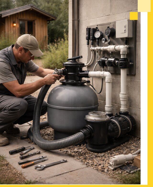 Продажа и монтаж фильтров и насосов для бассейнов в Сергиеве Посаде