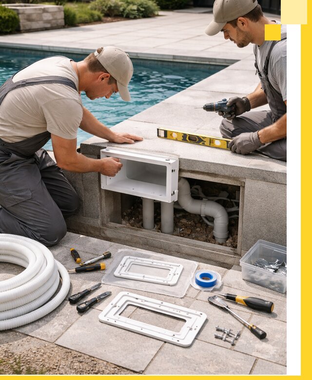 Поставка и установка скиммеров для бассейнов в Сергиеве Посаде