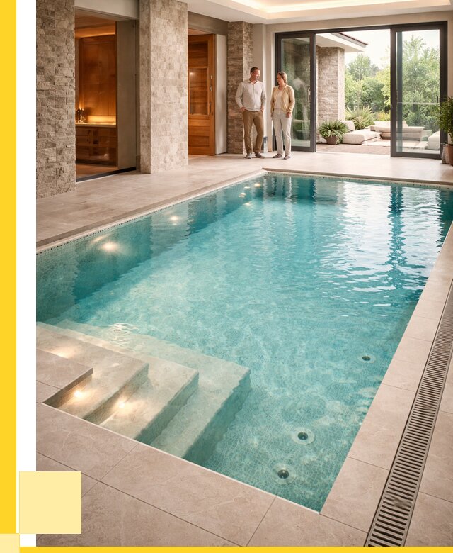 Бассейн во дворе в Сергиеве Посаде: проект, отделка от 1228080 р. | ЭриданСгп