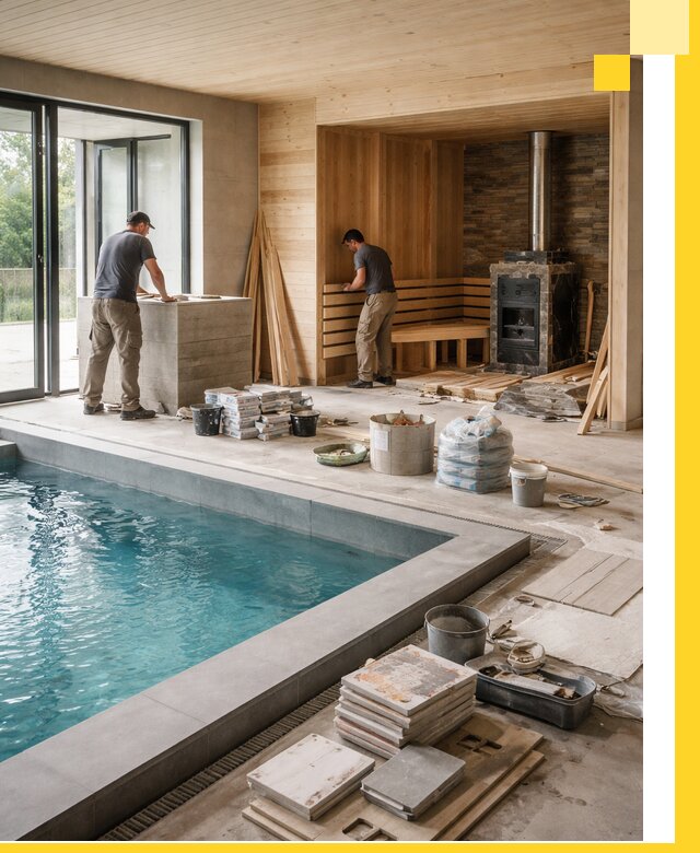 Проектирование и строительство бань с бассейном в Сергиеве Посаде