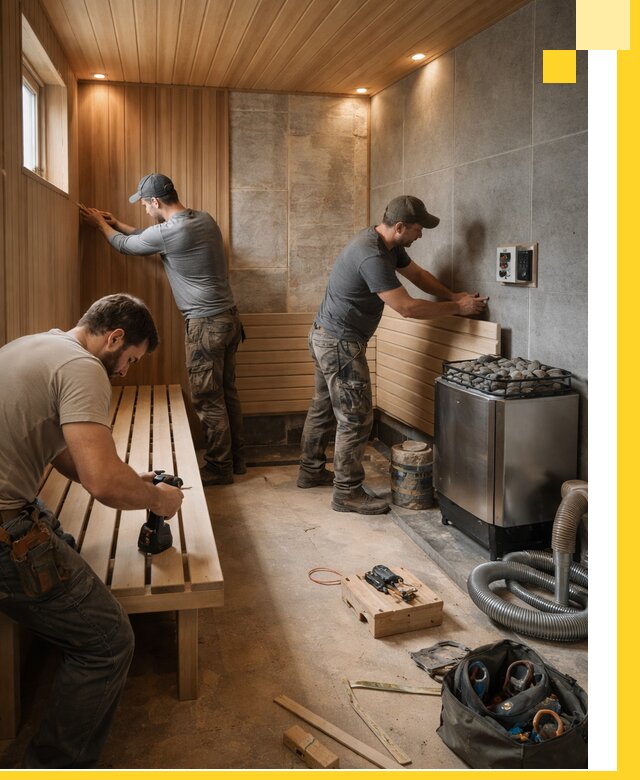 Сауны под ключ в Сергиеве Посаде, проектирование, строительство, отделка
