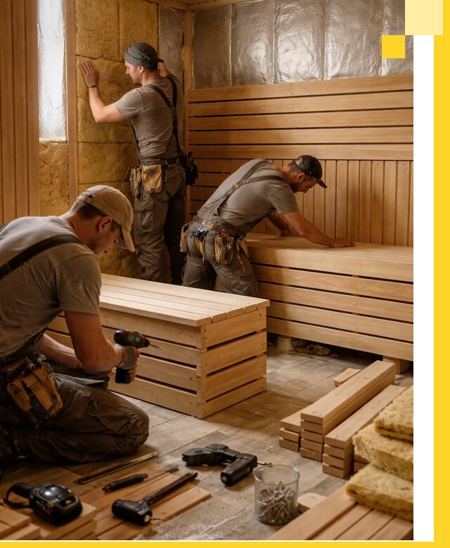 Профессиональное строительство саун под ключ в Сергиеве Посаде