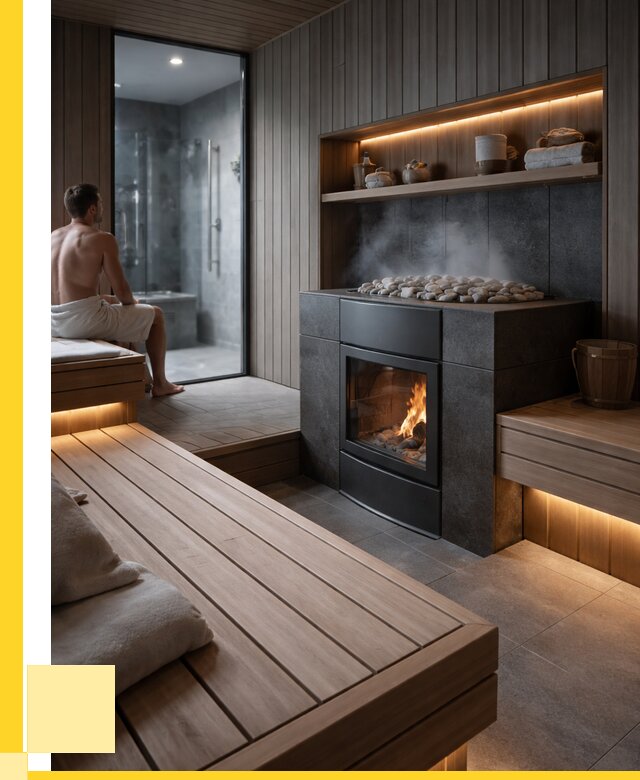 Проект сауны в частном доме в Сергиеве Посаде от 35819 р. | ЭриданСгп