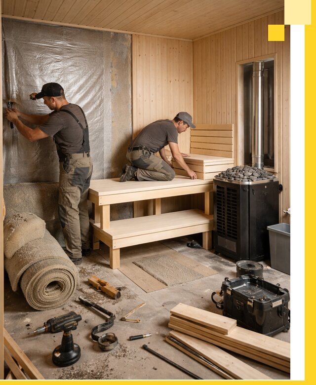 Проекты саун под ключ в Сергиеве Посаде дизайн и строительство