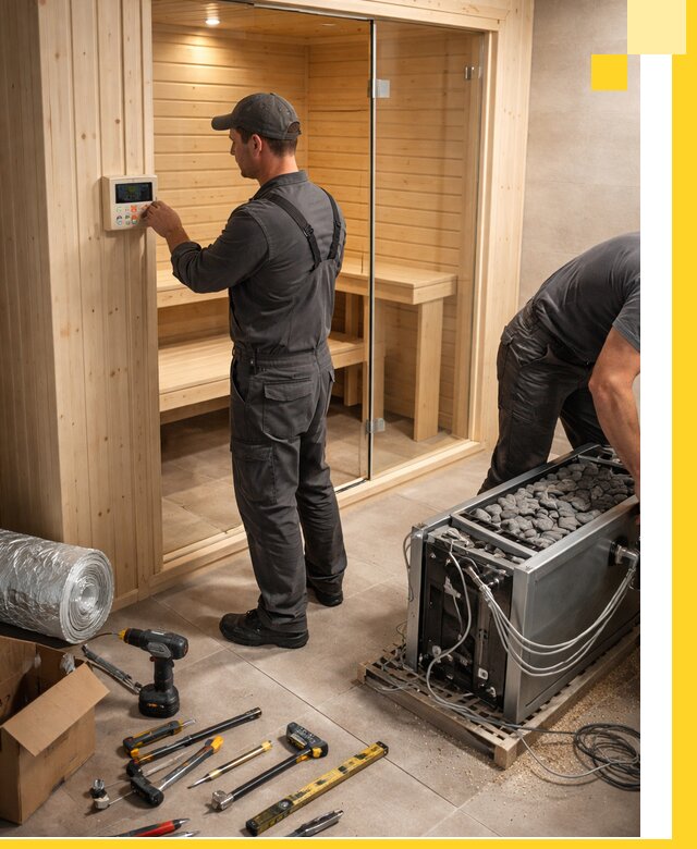 Поставка, установка и монтаж электрических саун в Сергиеве Посаде