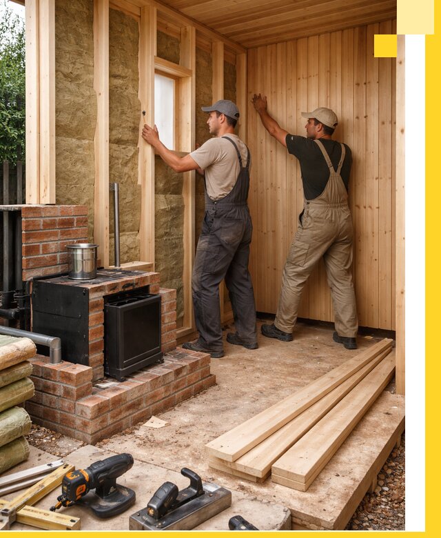 Строительство и установка дачных саун под ключ в Сергиеве Посаде