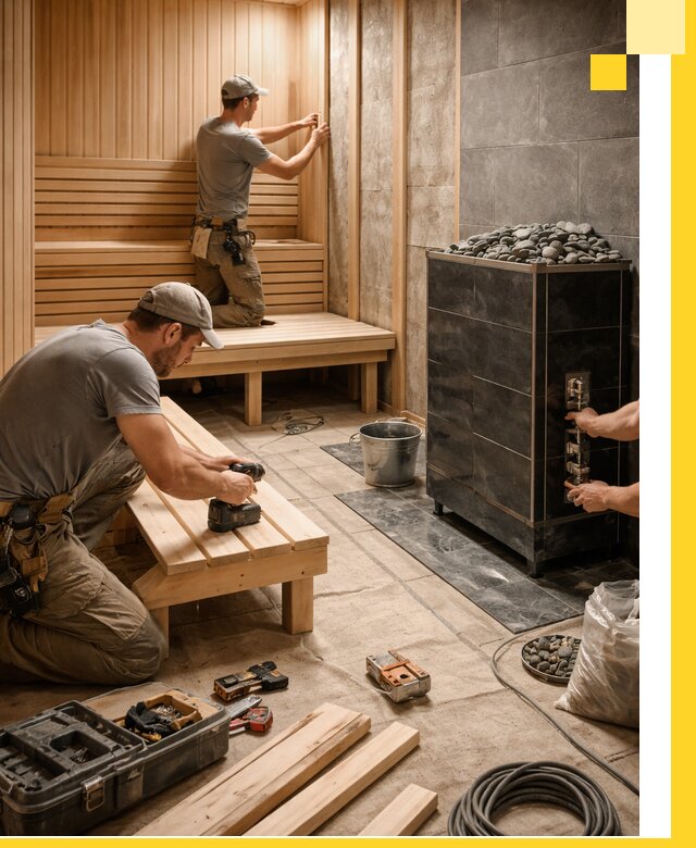 Дизайн и строительство интерьерных саун под ключ в Сергиеве Посаде