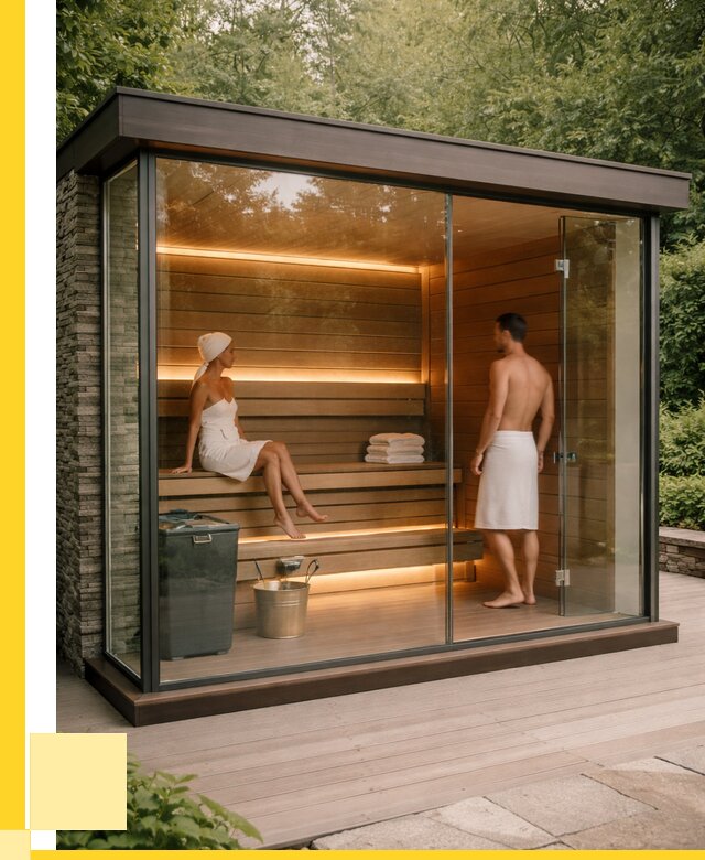 Сауна стеклянная и двери для сауны в Сергиеве Посаде от 255850 р. | ЭриданСгп