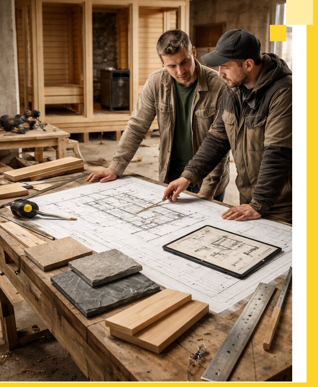 Проекты бань под ключ и планы строительства в Сергиеве Посаде