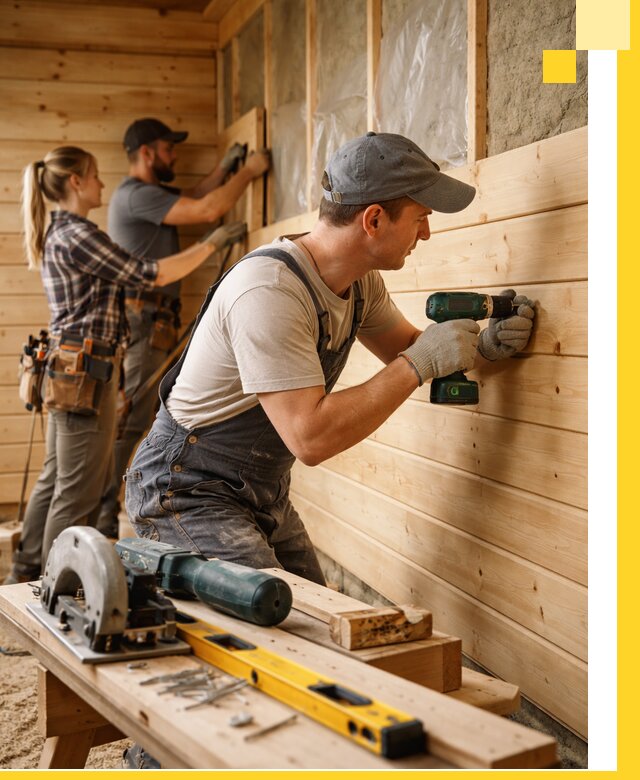 Обшивка бань под ключ в Сергиеве Посаде: отделка стен и потолков