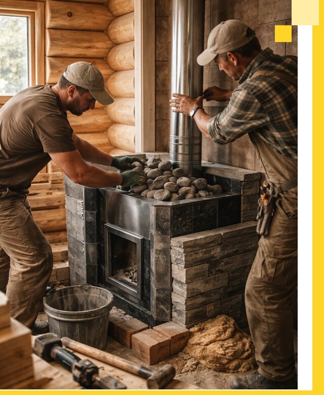 Строительство и отделка русских бань под ключ в Сергиеве Посаде