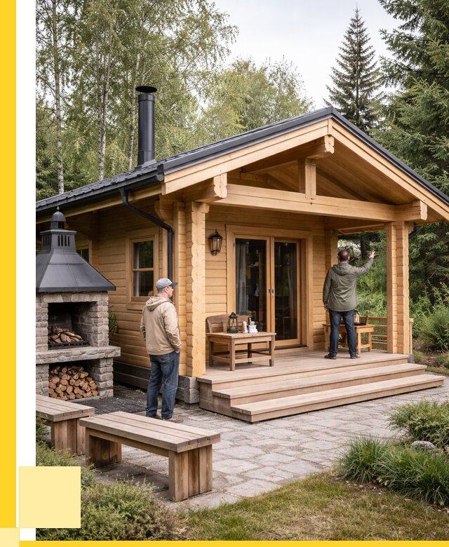 Деревянные бани под ключ в Сергиеве Посаде от 460530 р. | ЭриданСгп