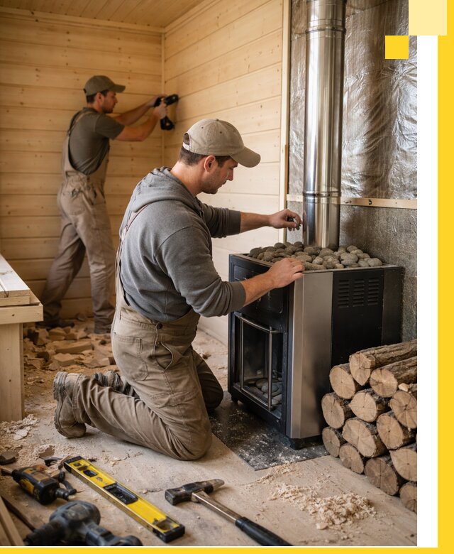 Строительство деревянных бань под ключ в Сергиеве Посаде проекты и монтаж