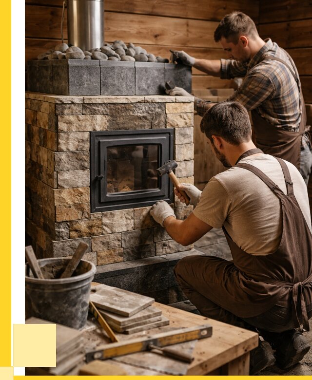 Облицовка банной печи в Сергиеве Посаде от 15351 р. | ЭриданСгп