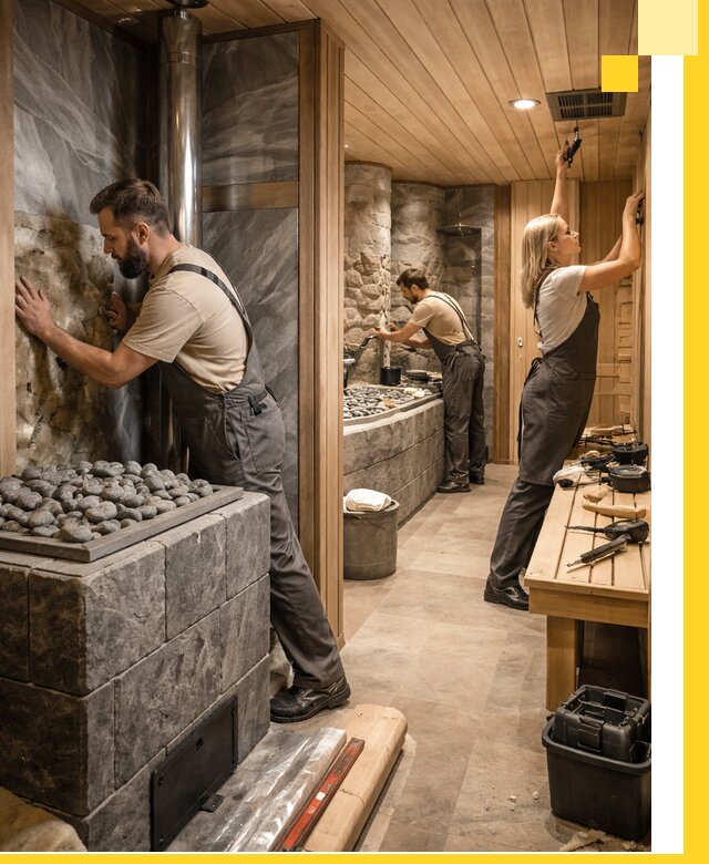 Строительство бань и SPA процедур в Сергиеве Посаде под ключ и отделкой