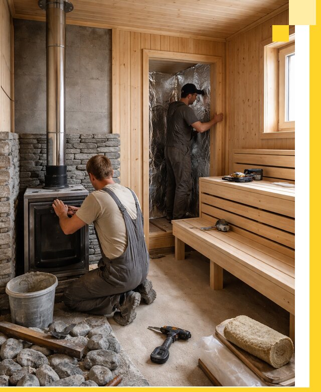 Строительство и изготовление бань под ключ в Сергиеве Посаде