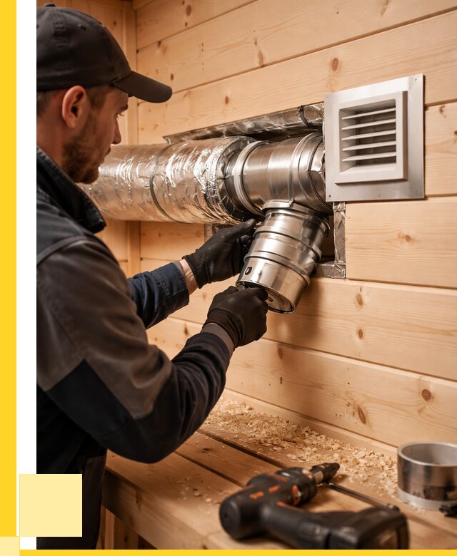 Монтаж вентиляции бани в Сергиеве Посаде от 12281 р. | ЭриданСгп